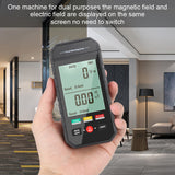 Magnetics Field Radio Test Sound Light Alarm EMF Meter Electric Field Tester Electromagnetic Radiation Detector