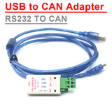USB To RS232 Serial Port Converter Adapter 232 CAN Bus Transfer Send / Receive communication Analysis TVS Surge Protection
