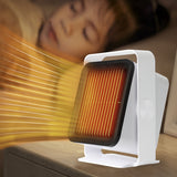 1pc, Electric Heater, Small Heater With Heating And Fan Modes, Household Heating Fan Portable Heater, Ceramic PTC Household Heater, For Home Office School Thanksgiving Halloween Christmas Gift Fall Winter Essential