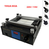 YIHUA 853A ESD BGA Rework 450W Digital Display IR Preheat Preheating Soldering Station PCB Desoldering 110V 220V