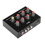 7 Band Sound RCA Output Input 12dB High Bass Adjustment Dual Channel Digital Equalizer