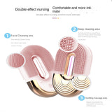 Silicone Gel Cleansing System Electric Facial Cleansing Instrument Waterproof Ultrasonic Beauty Face Cleaning