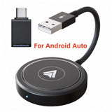 Wireless Android Auto Adapter, 2023 Upgrade 5Ghz WiFi Android Auto Dongle for Converting Factory Wired Android Auto to Wireless