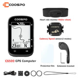 COOSPO CS500 Bike Computer GPS Route Navigation Cycg Odometer Wireless Cycle Stopwatch ANT+ Bluetooth5.0 Bicycle Speedometer