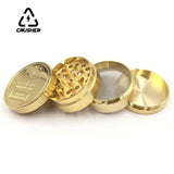 Manual Herb Grass Grinder 4 Layers 40mm Cutting Pipes Herbal Crusher Zinc Alloy Tobacco Shredder for Smoking Accessories