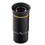 astronomical telescope accessories 1.25-inch wide-angle eyepiece 66 degrees 6mm
