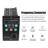 Three-phase Output T13-750W-12-H Motor Driver Frequency Converter with Four-digit Digital Tube Display Single-phase Input 220V