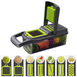 Multifunctional Vegetable Cutter Fruit Slicer Grater Shredders Drain Basket Slicers Potato Peeler Carrot Grater Kitchen Tools