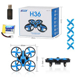 2024 H36 Mini Drone 6-Axis Headless Pocket Remote Control Helicopter Plane RC FPV Drones Quadcopter Toys Christmas Gift for Kids