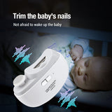 2 In 1 Electric Nail Clippers With Lights Automatic Anicure Trimmer For Baby Finger Toe Scissors Pedicure Thick Nails Cutter