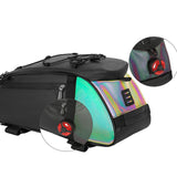 Rear Rack Saddle Touring Shopping Storage Pouch Refletive Shoulder 8L Pannier Trunk Bicycle Bag Men Women