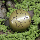 5 Inch Steel Tongue with Mallets and Carry Bag Hand Pan Drum Sound Heag Instruments for Yoga Meditation Unique Gift