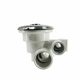 90mm Cover 32mm Massage Chromed PVC Straight Type Bathtub Bubble Hot Tub Water Jet Nozzle