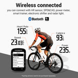 COOSPO CS500 Bike Computer GPS Route Navigation Cycg Odometer Wireless Cycle Stopwatch ANT+ Bluetooth5.0 Bicycle Speedometer