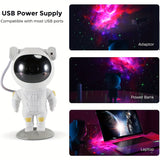 1pc Astronaut Light Projector, Bedroom Star Projector, Stars Laser Romantic Atmosphere Lamp