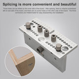 Adjustable Drilg Guide Puncher Locator 3 In 1 Woodworking Doweg Jig Kit Positioning Hole Opener Carpentry Accessory