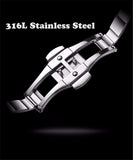 GUANQIN Brand Quartz Stainless steel Men's watches Sapphire mirror Waterproof Luminous Watch For Men Sport Luxury Chronograph