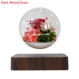 Magnetic Rose Levitation Lamp Creativity Floating Glass LED Bulb Home Office Decoration Magnetic Levitation Night Light Ornament