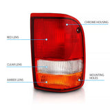 Car Replace Tail Brake Lamps Set Left + Right Replaces FO2800110 FO2801110 LED Rear Lights for Ford Ranger 93-97