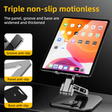 Aluminum Stand Desk Riser Multi-Angle Height Adjustable Foldable Holder Dock For Tablet Laptop