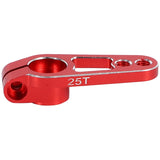 5PCS Aluminum Alloy 31mm 25T Steering Servo Arm Horn for Futaba Sakura D4 1/10 RC Drift Car Crawler Parts,Red
