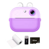 Q9 Kids Instant Thermal 2.0 Inch Screen Photo Printer 48MP Rear Camera Support Timer Shooting Video Recording