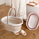 1 Pcs Pink Outdoor Cleaning Plastic Bucket Clothing Storage Bucket Debris Sorting Accessories