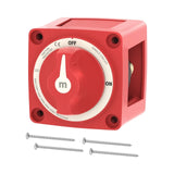 DaierTek Boat Disconnect Waterproof 12V 48V Battery Shut Off ON/Off 300A Heavy Duty Kill Switch for Marine