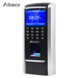 Fingerprint Access Control Attendance hine Biometric Time Clock Employee Checking-in Recorder Password/ID Card Recognition