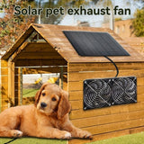 15W Waterproof Solar-Powered Dual Exhaust Fans for Ventilation