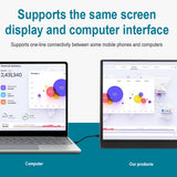 15.6 Inch Portable 1080P Travel with Kictand & Dual Speaker External Gaming Monitor for Laptop PC Smartphone