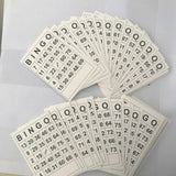 60 Non-repetitive Bingo BINGO Cards Digital Children's Entertainment Games