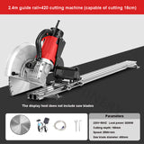 Electric Chaser Groove Door And Window Cutting Concrete Slotting hine Brick Wall Slot Cutter 220V