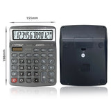 Desktop 12 Digit Large Solar Power LCD Display Big Button Calculator 112 Steps Check and Correct Function