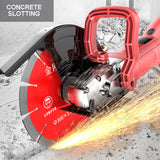 Electric Concrete 4300RPM 105mm Water Electricity Slotting hine Wall Cutting Power Tool 5800W