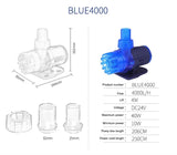 ZJ DC Pump Blue White and The Input Voltage Idapter Is Widely From AC100 To AC240V/60Hz