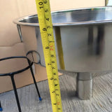 Large stainless steel upper 30CM lower 51mm hight 235mm for liquid thickened oil wine funnel replacement parts