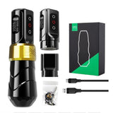 FLUX MAX Wireless Tattoo Machine Rotaty Pen Coreless Motor 2400mAh Battery Capacity LED Digital Display for Tattoo Artist