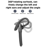 Bluetooth Headphone V5.0 Wireless Headset Mini Handsfree Earphone 15Hrs Talking with Mic 360 Degree Rotating Earhook
