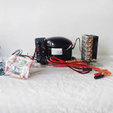 Compressor Condenser BD25HC for Car Solar Freezers and Marine Refrigerators - DC 12V/24V.