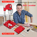Carpentry Drill Locator Holder Boring hinery Wood Accurate Bench Drilg Woodworking Tools