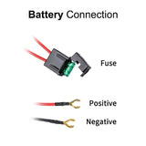 Universal 12V LED Work Light Bar Laser Rocker Switch Wiring Harness Kit 40A Relay Fuse Set For Cars Truck Motorcycle Drop Ship
