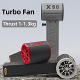 50mm Brushless Motor Ducted Turbofan X50 Jet Power Duct Dust Blower Keyboard Cleaning Tool High Thrust Violent Fan