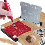 35mm punch locator Boring Woodworking Hole Opener Punch Tool Drilg Jig Guide Hinge opening aid