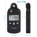 Handheld PAR Meter Advanced Quantum Sensor Measure Grow Light Intensity PPFD Tester for Indoor and Outdoor Plant