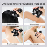 Electric EMS Red Light Nourishes Scalp Massager Waterproof Body Kneading Massage Hair Growth Stress Relax