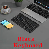 Keyboard Mouse Set 78key Bluetooth Wireless Four-Mode Type-C Charging Keypad with Card Slot Bracket for Desktop Laptop Office PC
