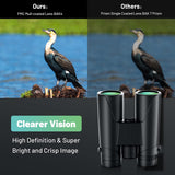 Powerful Binoculars 10X42 Roof Telescope With Universal Phone Adapter Quick Focus Compact Binocular For Hunting Camping