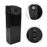 Secure Bike Battery Box Ebike Holder Case, Large Capacity, Perfect for Electric Vehicles, Black PVC Material