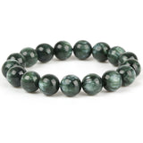 Dark Green Dragon Scale Effect Crystal Bracelet